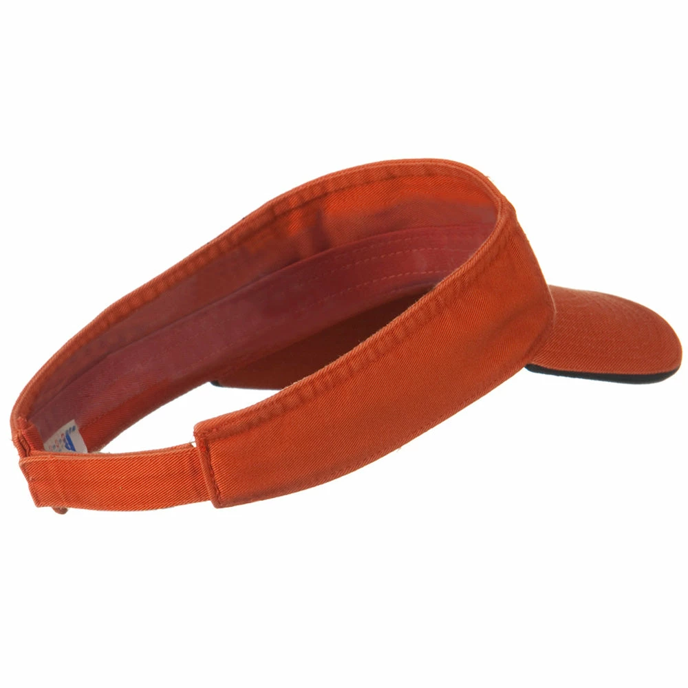 MG Prostyle Cotton Twill Washed Sandwich Visor - Image 8