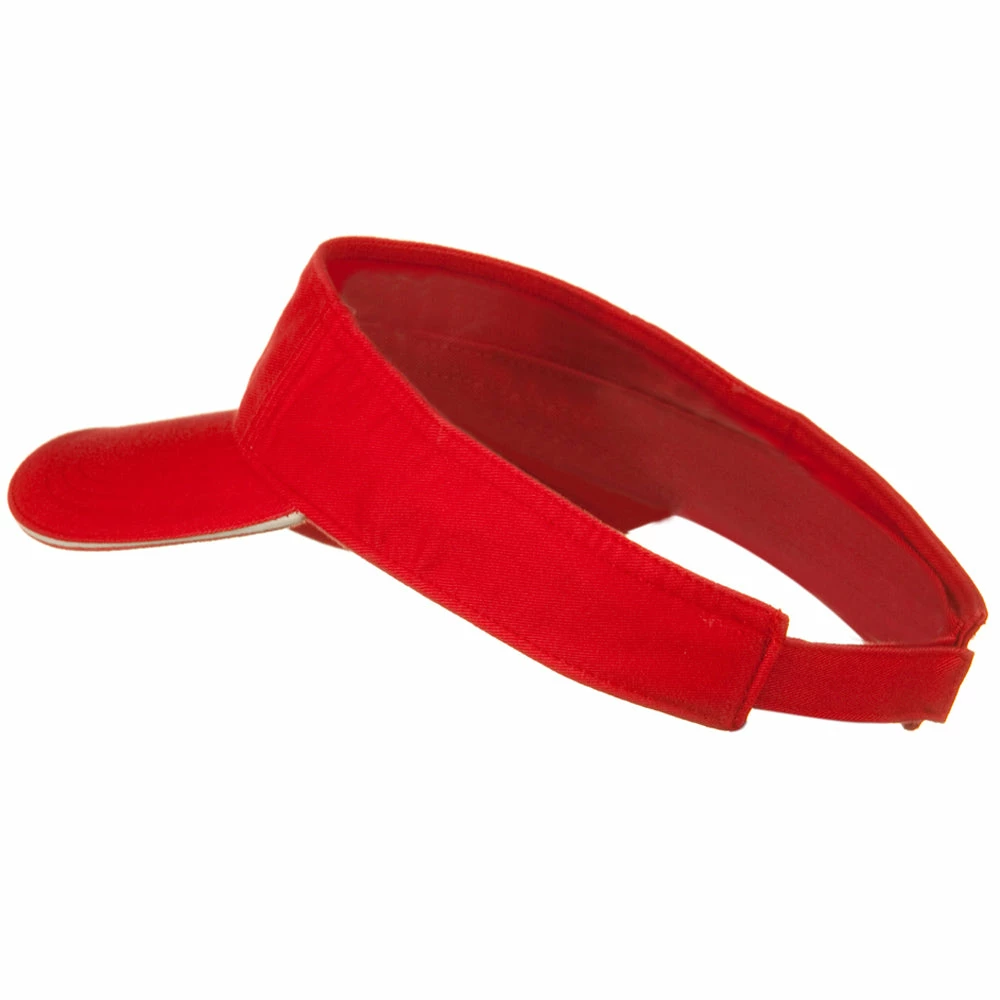 MG Prostyle Cotton Twill Washed Sandwich Visor - Image 27