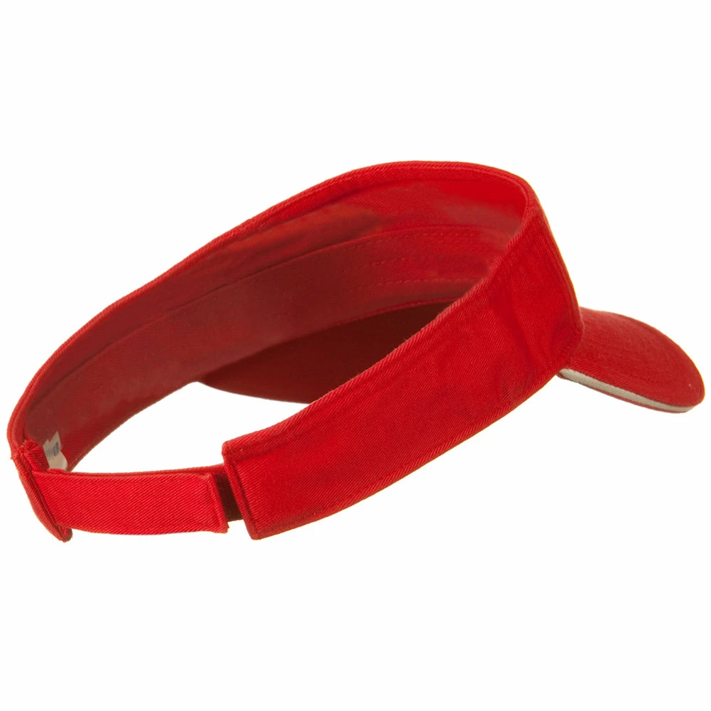 MG Prostyle Cotton Twill Washed Sandwich Visor - Image 28