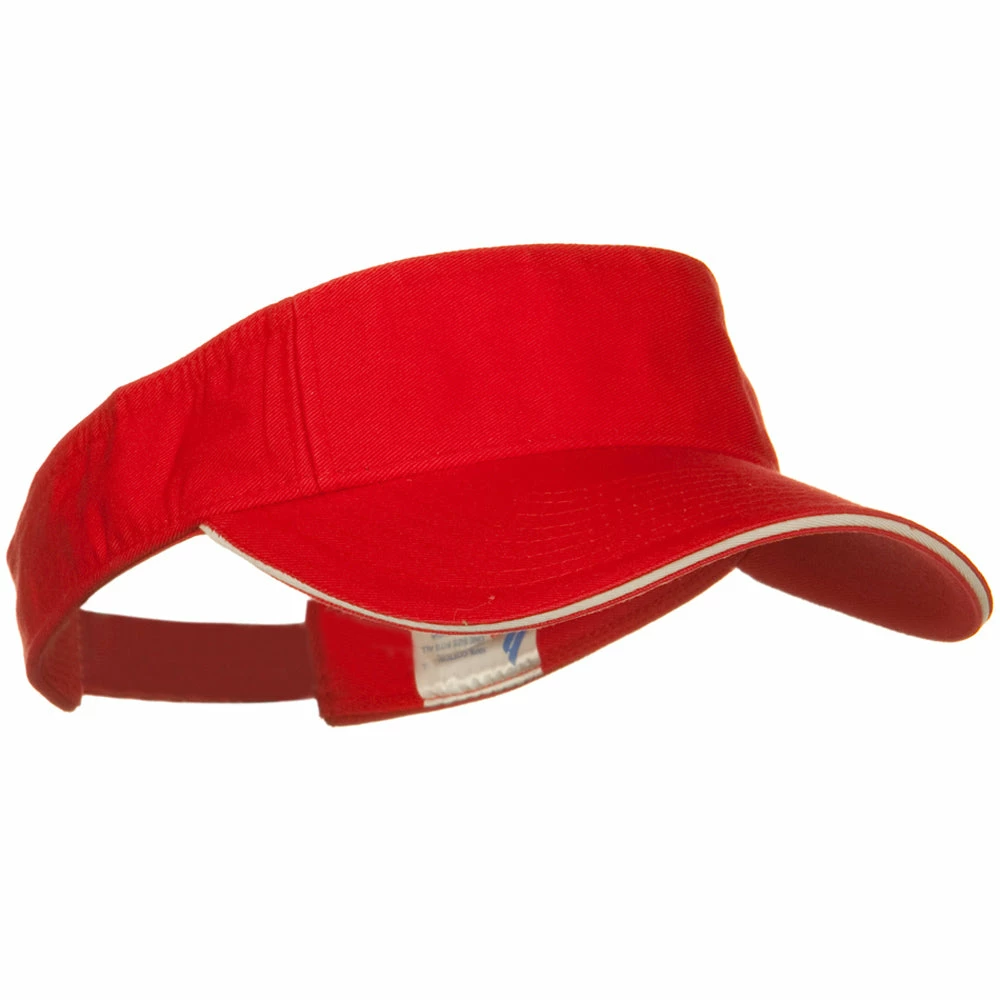 MG Prostyle Cotton Twill Washed Sandwich Visor - Image 29