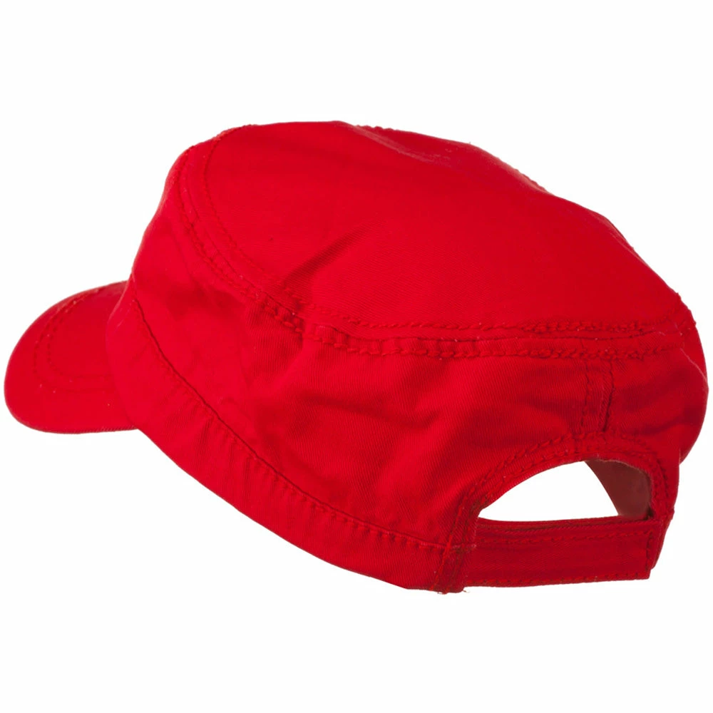 Something Special Colorful Washed Military Cap - Image 3