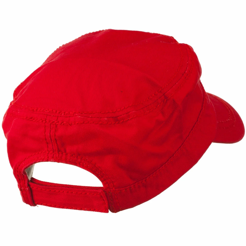 Something Special Colorful Washed Military Cap - Image 4