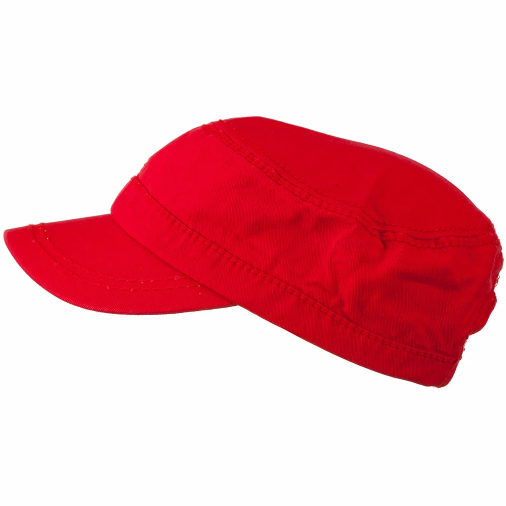Something Special Colorful Washed Military Cap - Image 5