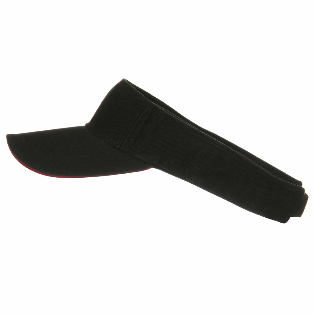 MG Prostyle Cotton Twill Washed Sandwich Visor - Image 45