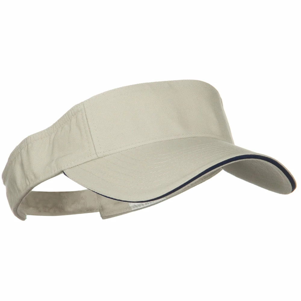 MG Prostyle Cotton Twill Washed Sandwich Visor - Image 49