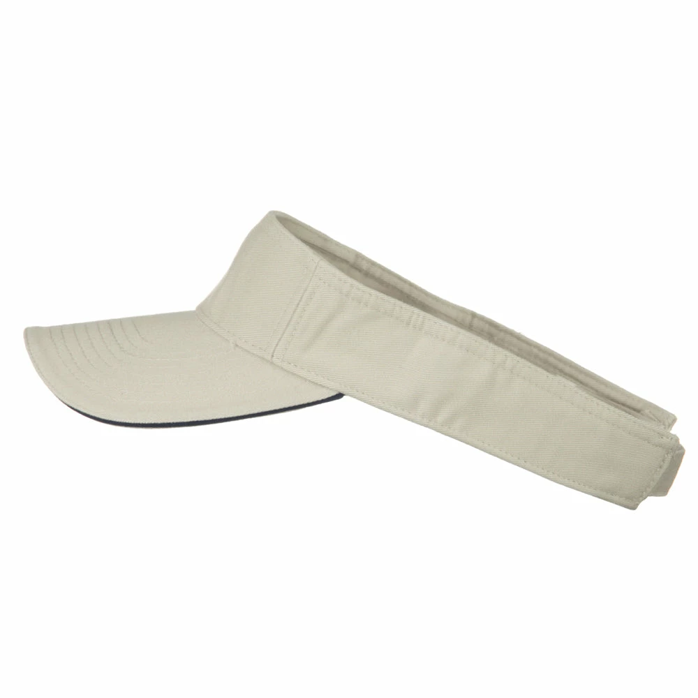 MG Prostyle Cotton Twill Washed Sandwich Visor - Image 50