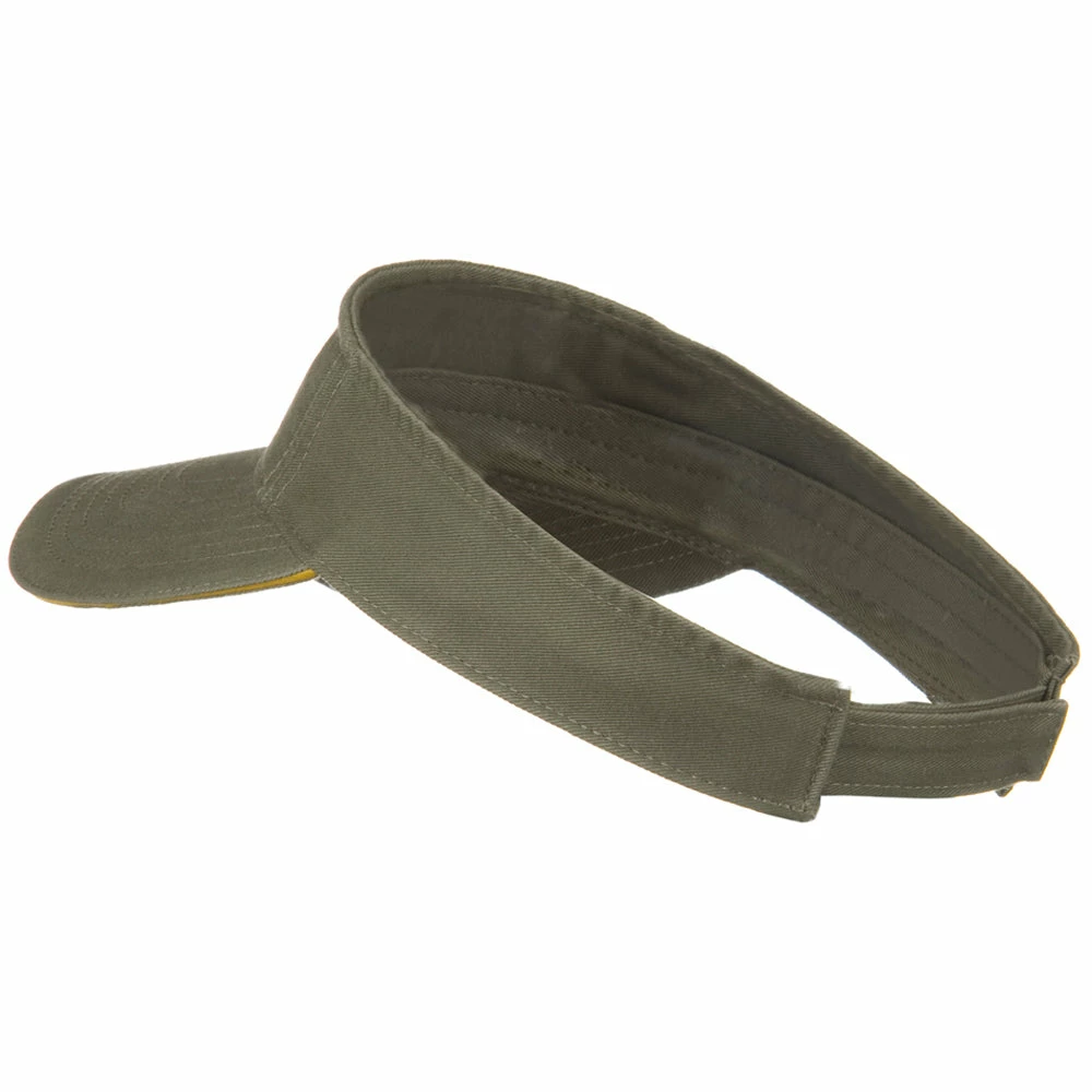 MG Prostyle Cotton Twill Washed Sandwich Visor - Image 12