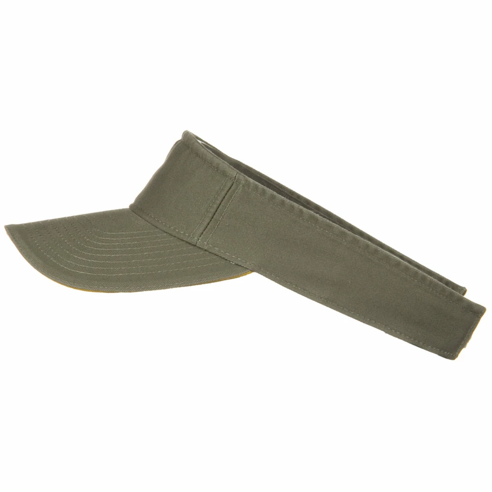 MG Prostyle Cotton Twill Washed Sandwich Visor - Image 15