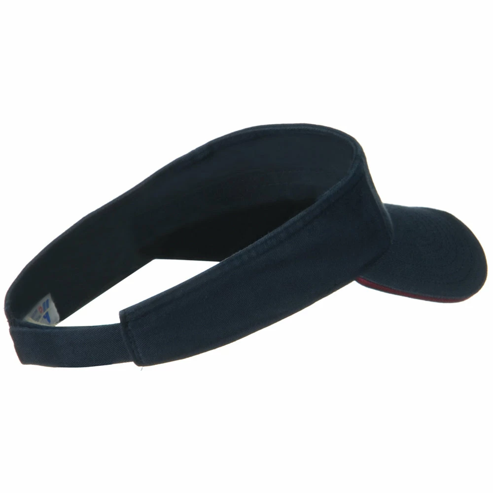 MG Prostyle Cotton Twill Washed Sandwich Visor - Image 18