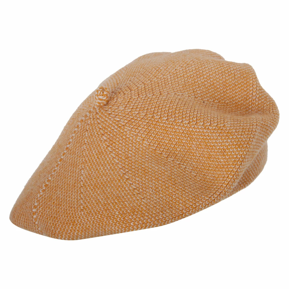 Jeanne Simmons Ladies Acrylic Angora Wide Brim Edge Beret Hat - Image 3