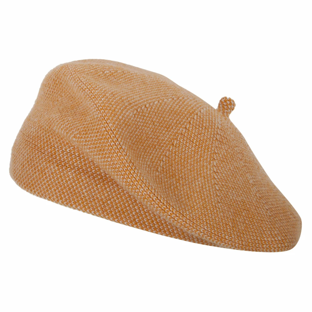 Jeanne Simmons Ladies Acrylic Angora Wide Brim Edge Beret Hat - Image 5
