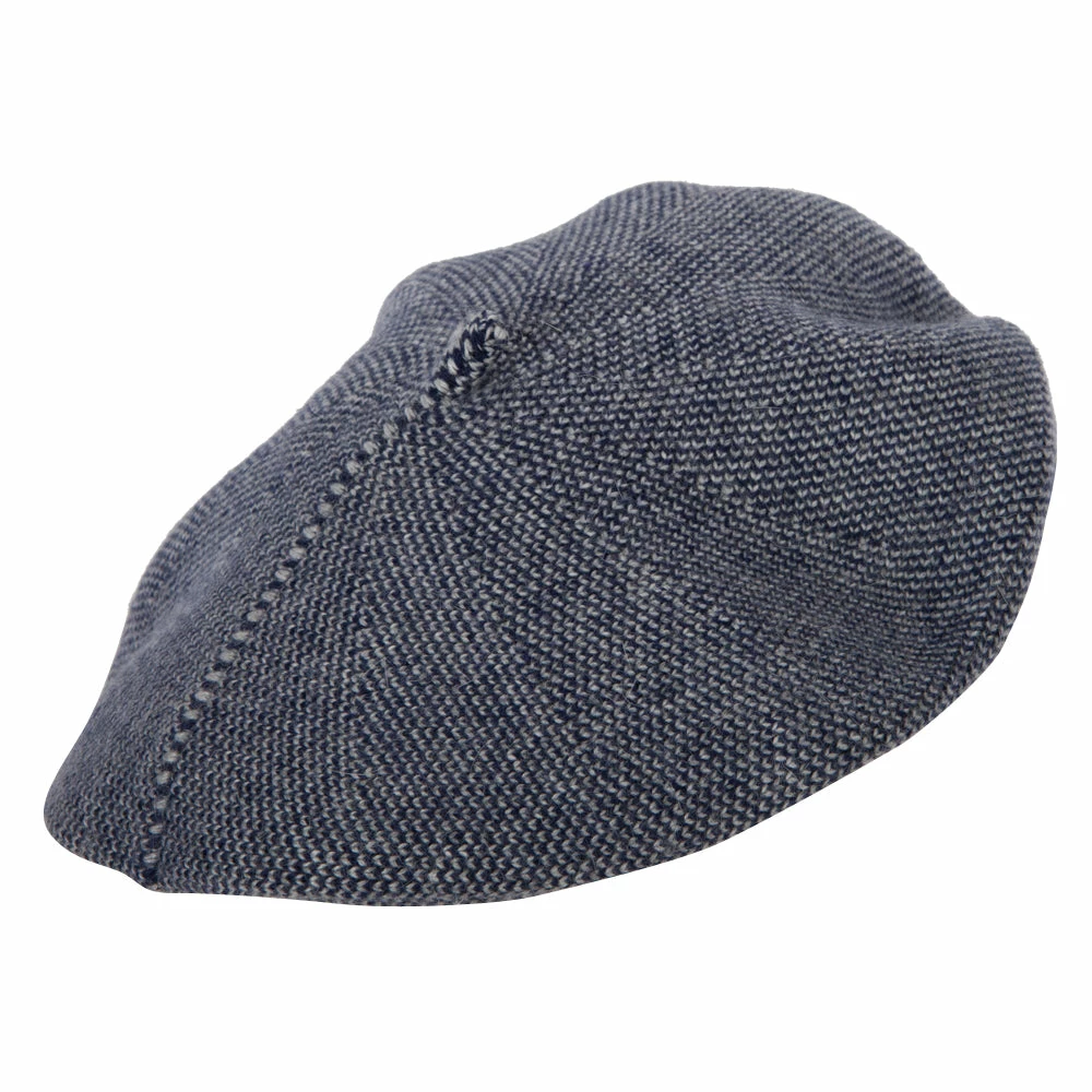 Jeanne Simmons Ladies Acrylic Angora Wide Brim Edge Beret Hat - Image 8