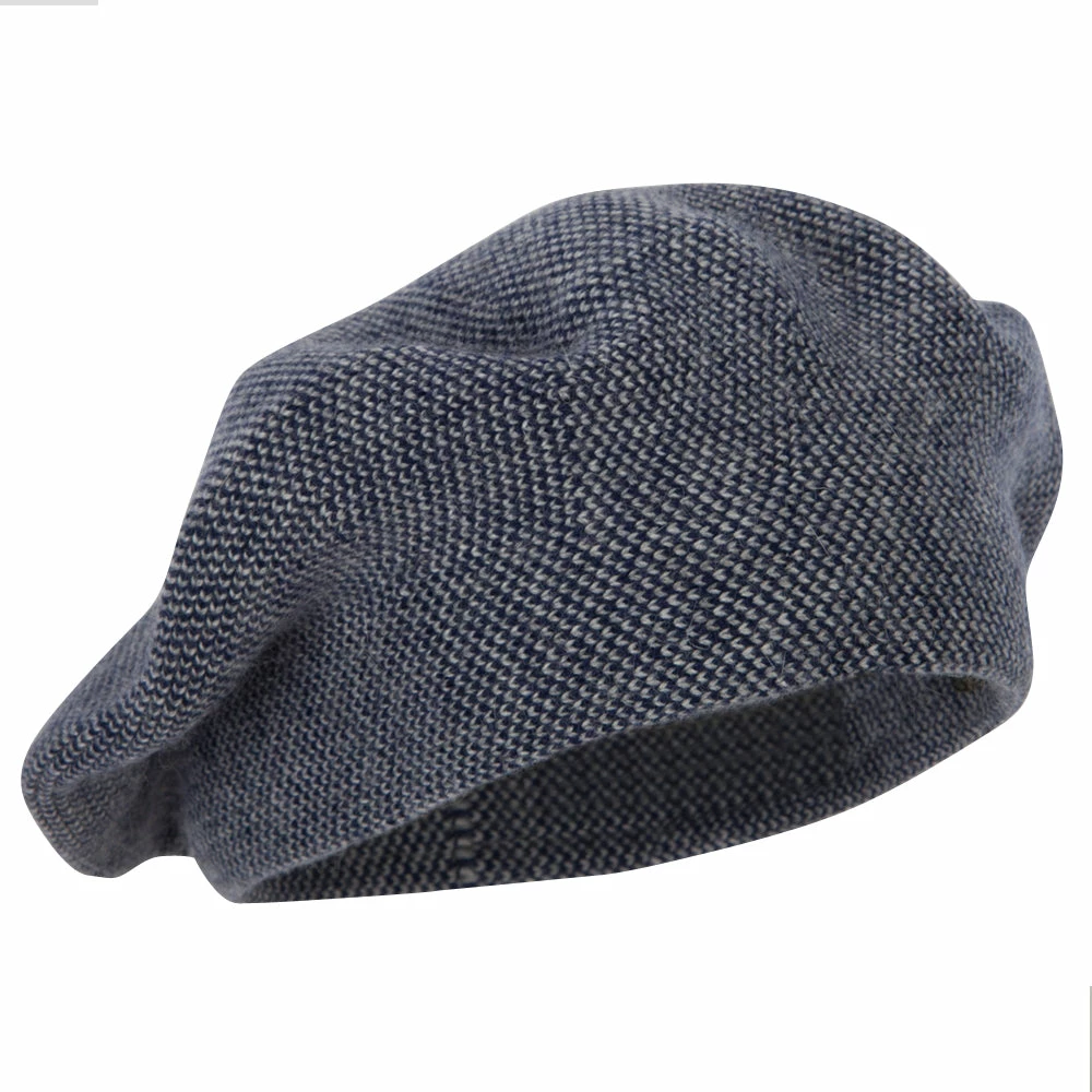 Jeanne Simmons Ladies Acrylic Angora Wide Brim Edge Beret Hat - Image 9