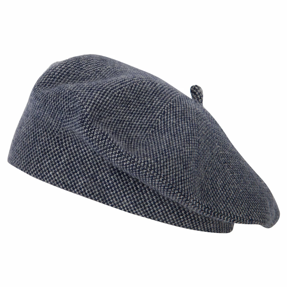 Jeanne Simmons Ladies Acrylic Angora Wide Brim Edge Beret Hat - Image 10