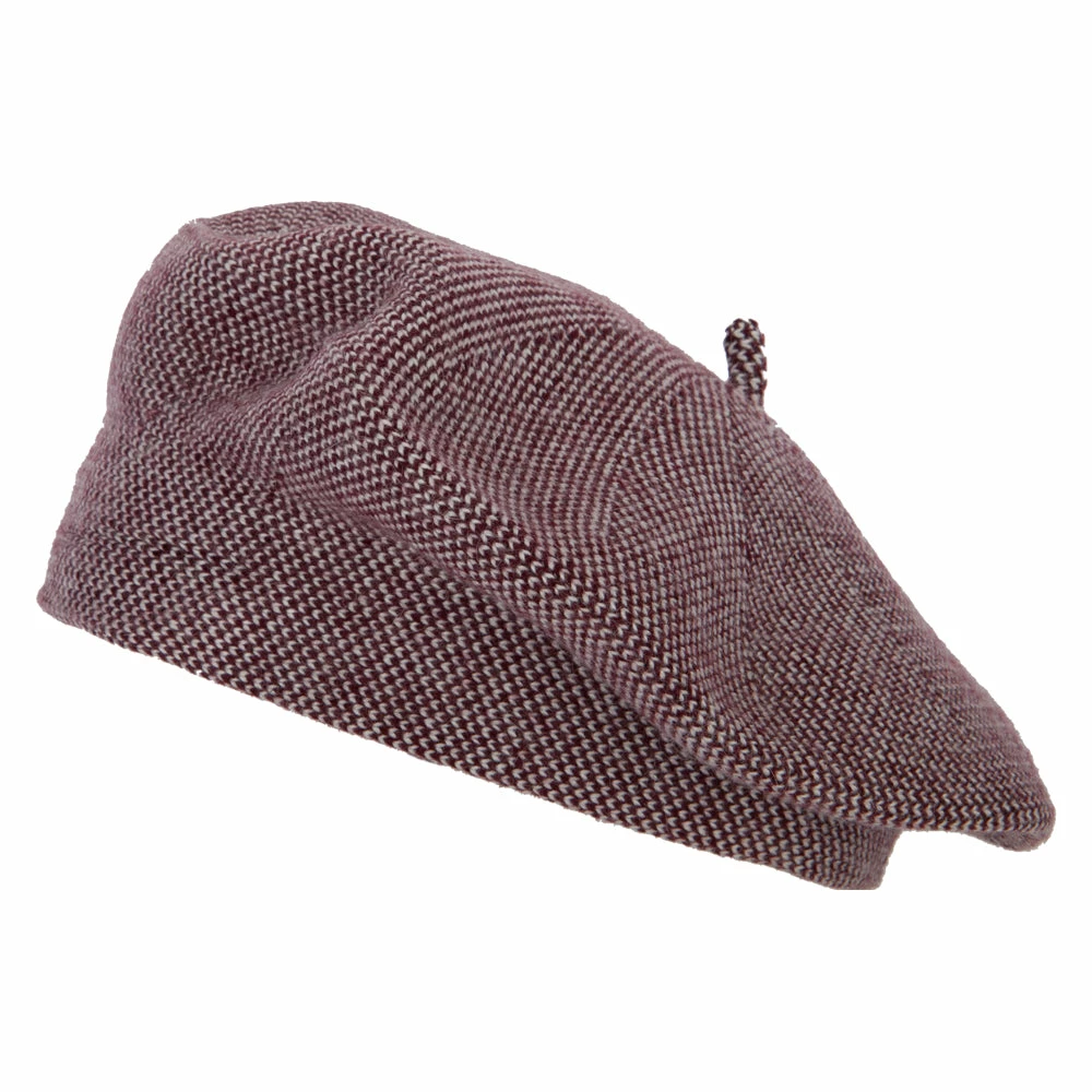 Jeanne Simmons Ladies Acrylic Angora Wide Brim Edge Beret Hat - Image 15