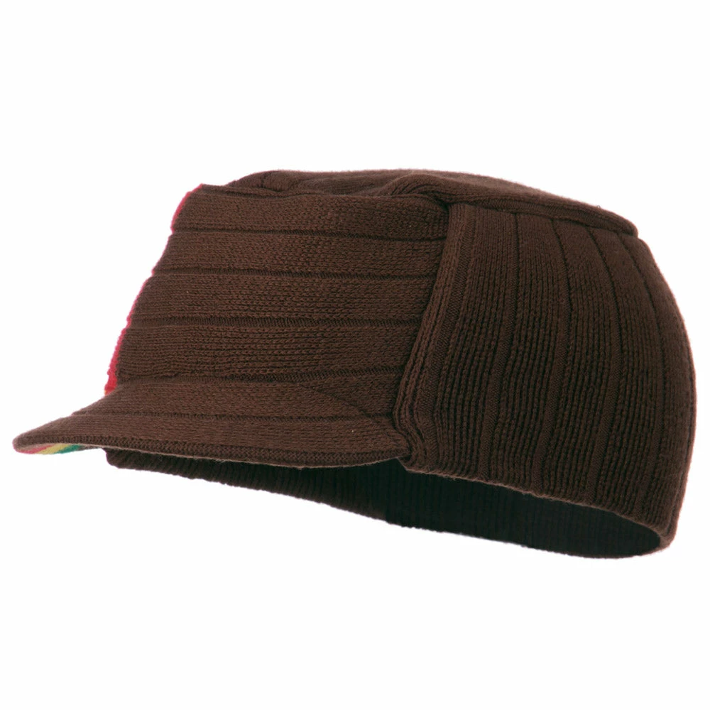 Rasta World Military Beanie Visor - Image 44