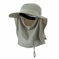MG UV 50+ Talson Large Bill Flap Hat With Detachable Inner Flap