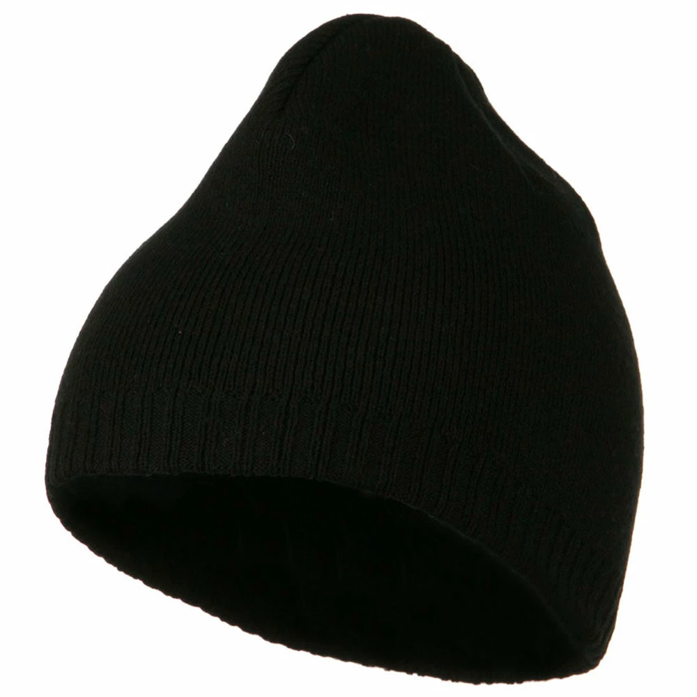 Outdoor Decorative Ribbed Short Beanie - Image 21