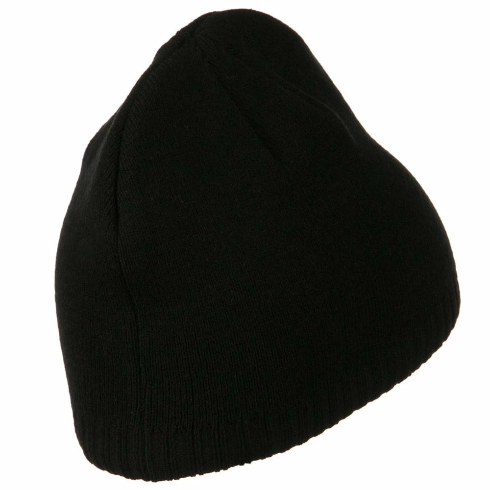 Outdoor Decorative Ribbed Short Beanie - Image 24