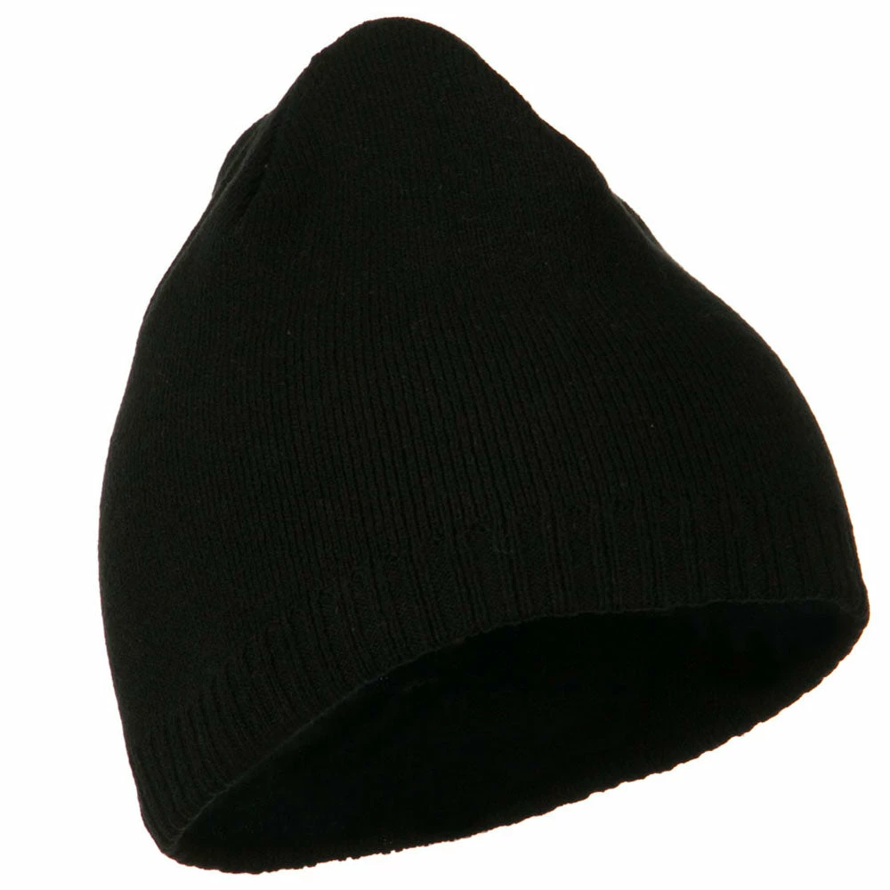 Outdoor Decorative Ribbed Short Beanie - Image 22
