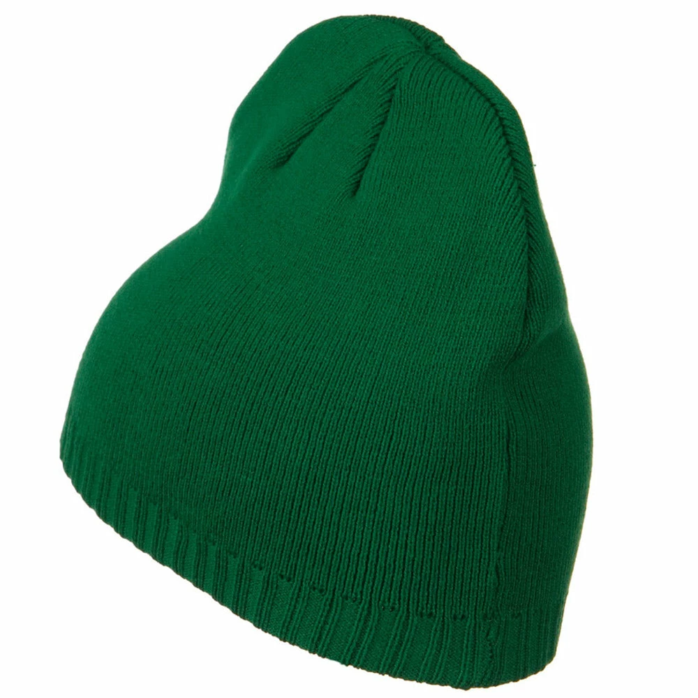 Outdoor Decorative Ribbed Short Beanie - Image 27