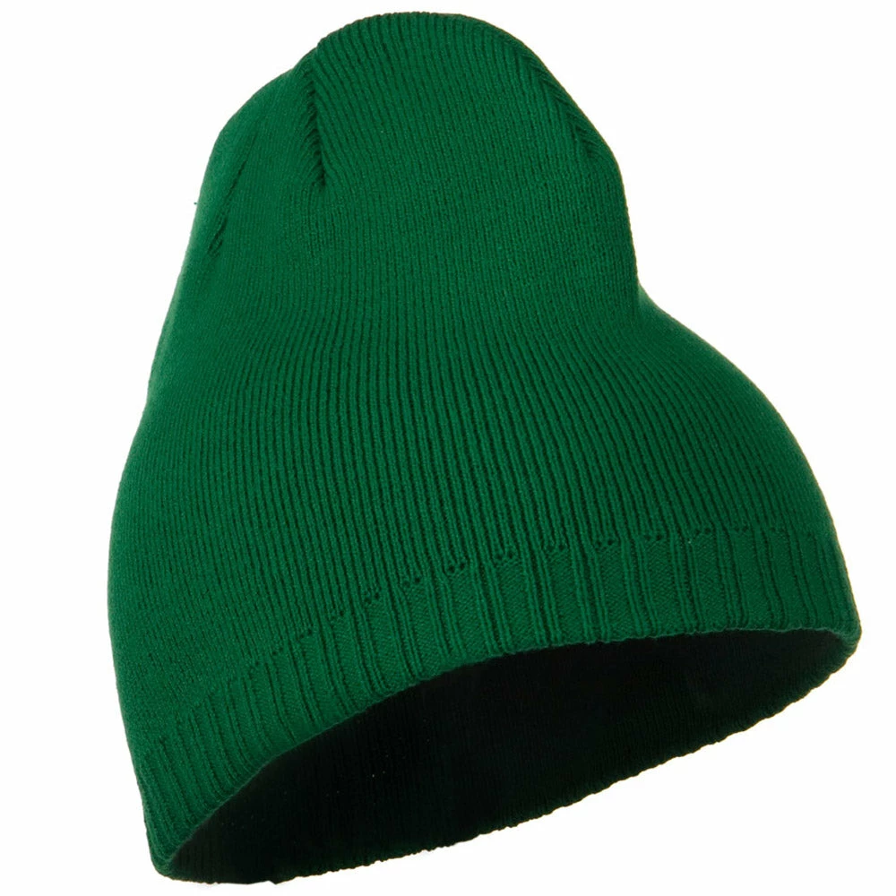 Outdoor Decorative Ribbed Short Beanie - Image 29