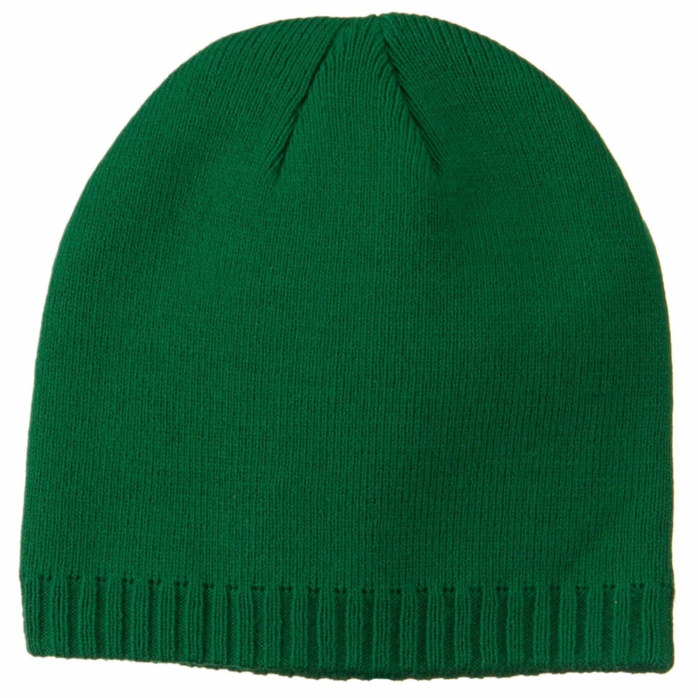 Outdoor Decorative Ribbed Short Beanie - Image 28