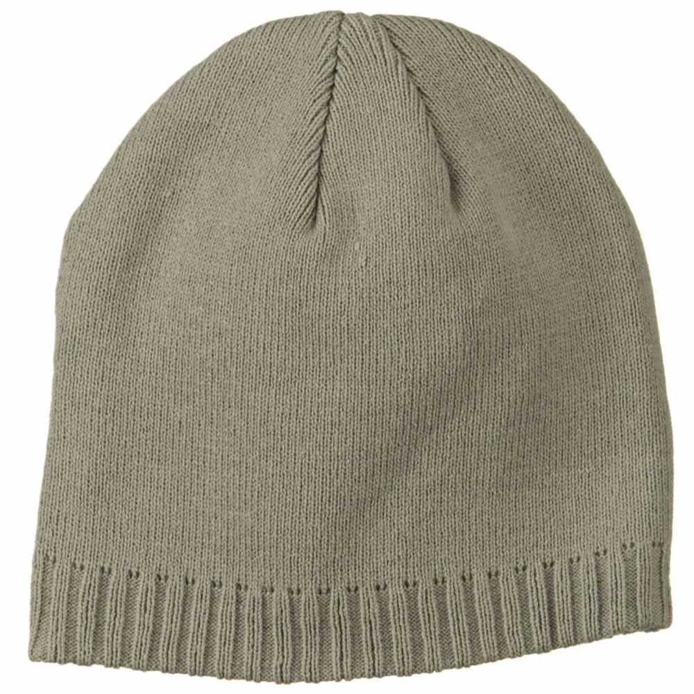 Outdoor Decorative Ribbed Short Beanie - Image 32