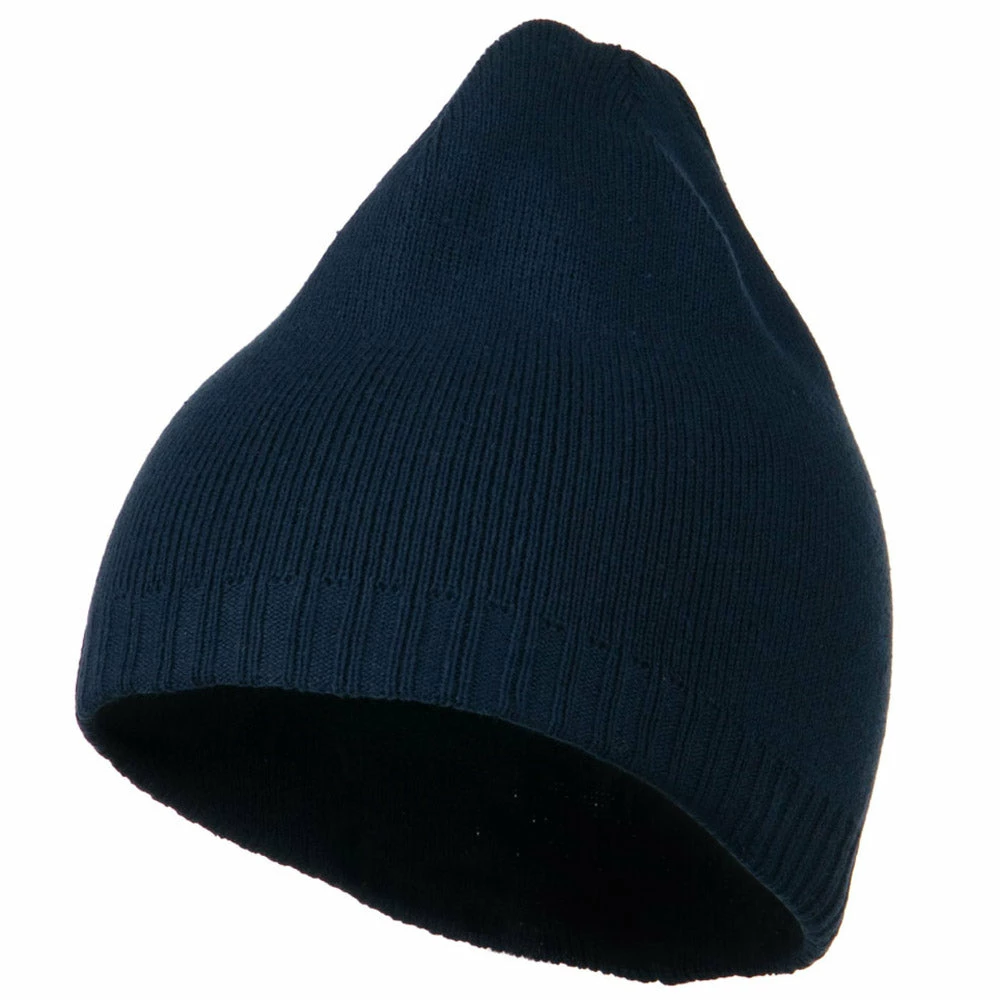 Outdoor Decorative Ribbed Short Beanie - Image 6