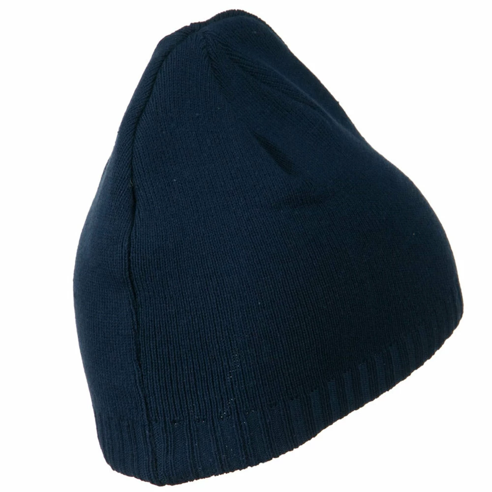 Outdoor Decorative Ribbed Short Beanie - Image 7