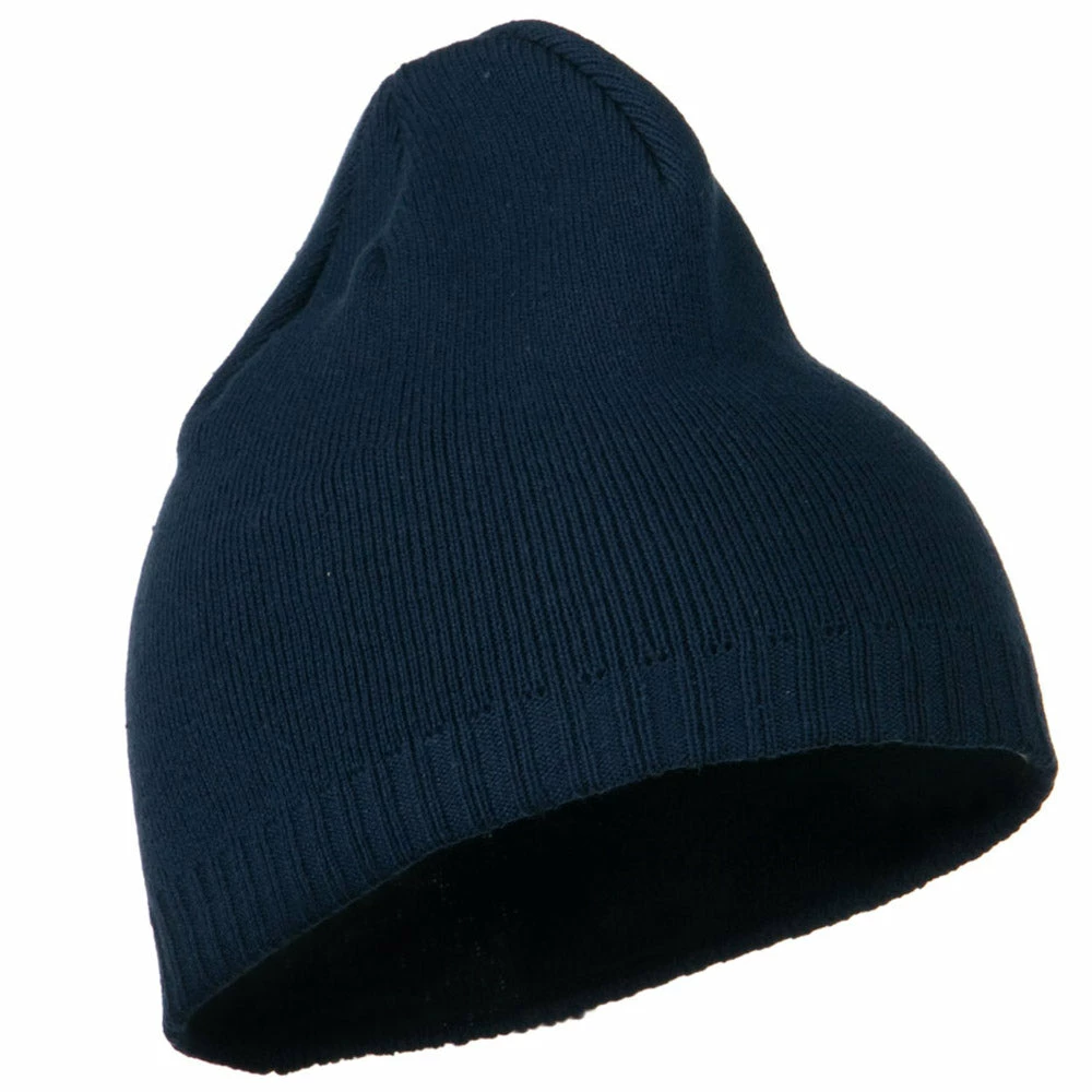Outdoor Decorative Ribbed Short Beanie - Image 8