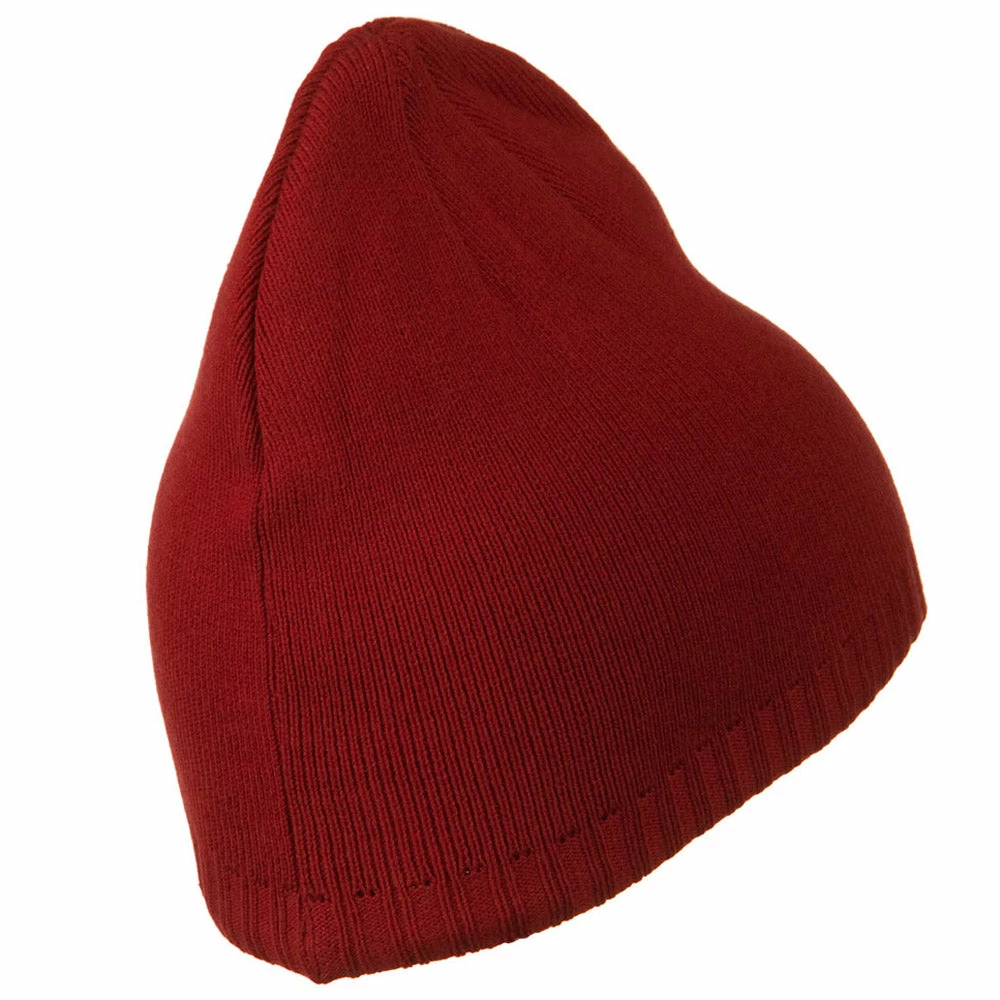 Outdoor Decorative Ribbed Short Beanie - Image 39