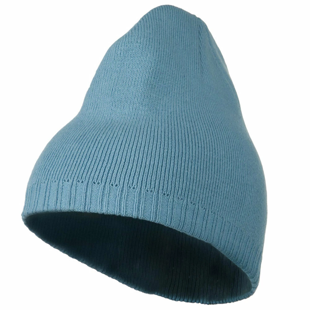Outdoor Decorative Ribbed Short Beanie - Image 41