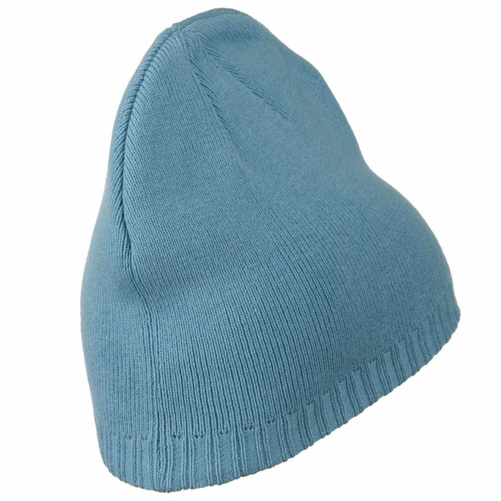 Outdoor Decorative Ribbed Short Beanie - Image 43
