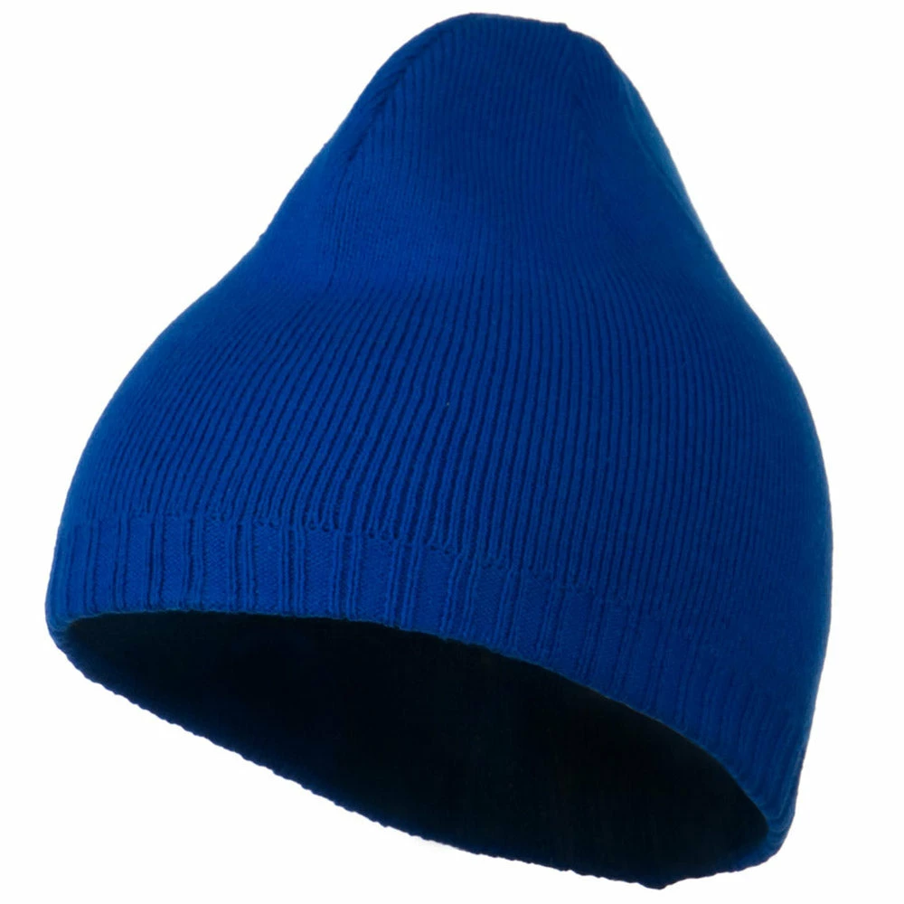 Outdoor Decorative Ribbed Short Beanie - Image 46