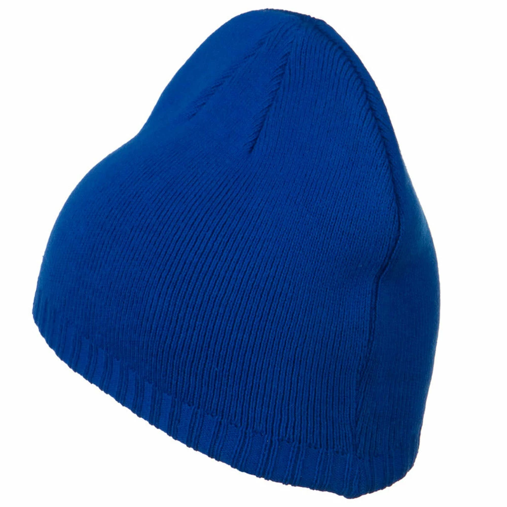 Outdoor Decorative Ribbed Short Beanie - Image 47