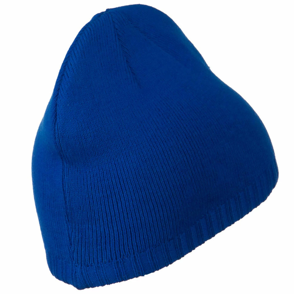 Outdoor Decorative Ribbed Short Beanie - Image 50