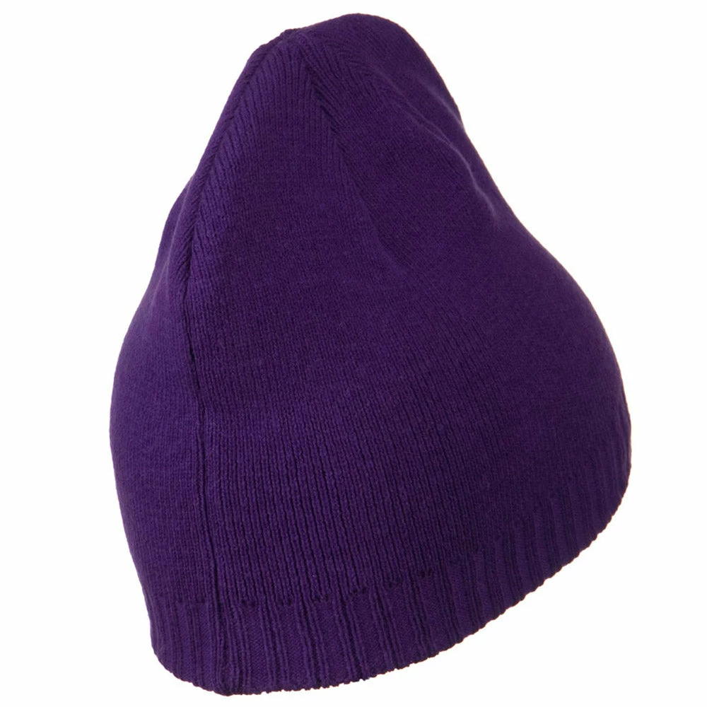 Outdoor Decorative Ribbed Short Beanie - Image 54