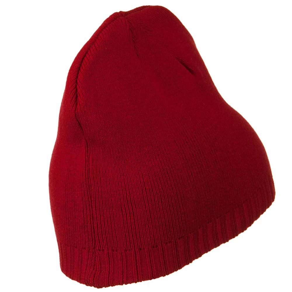 Outdoor Decorative Ribbed Short Beanie - Image 59