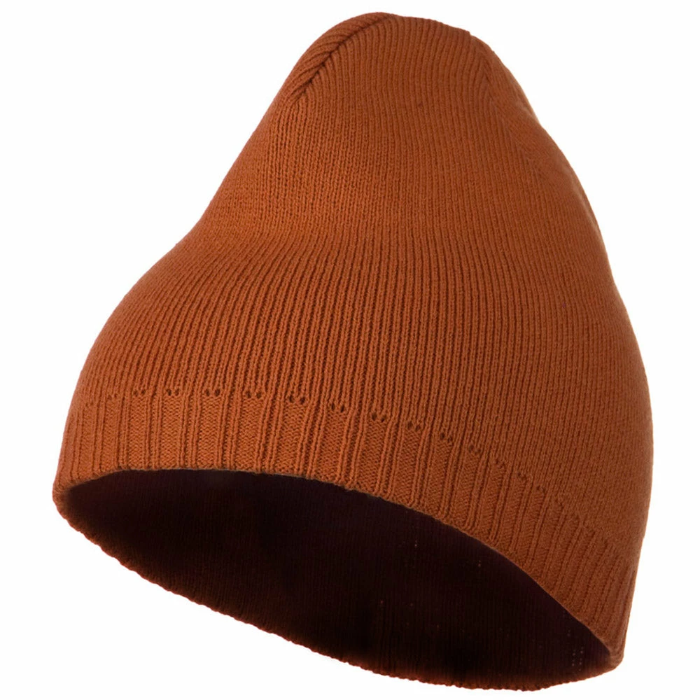 Outdoor Decorative Ribbed Short Beanie - Image 11