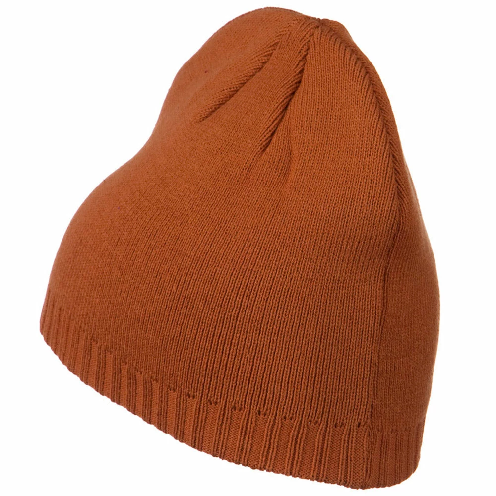 Outdoor Decorative Ribbed Short Beanie - Image 13