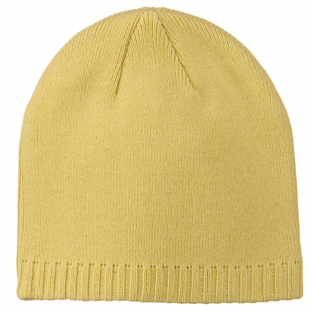 Outdoor Decorative Ribbed Short Beanie - Image 20