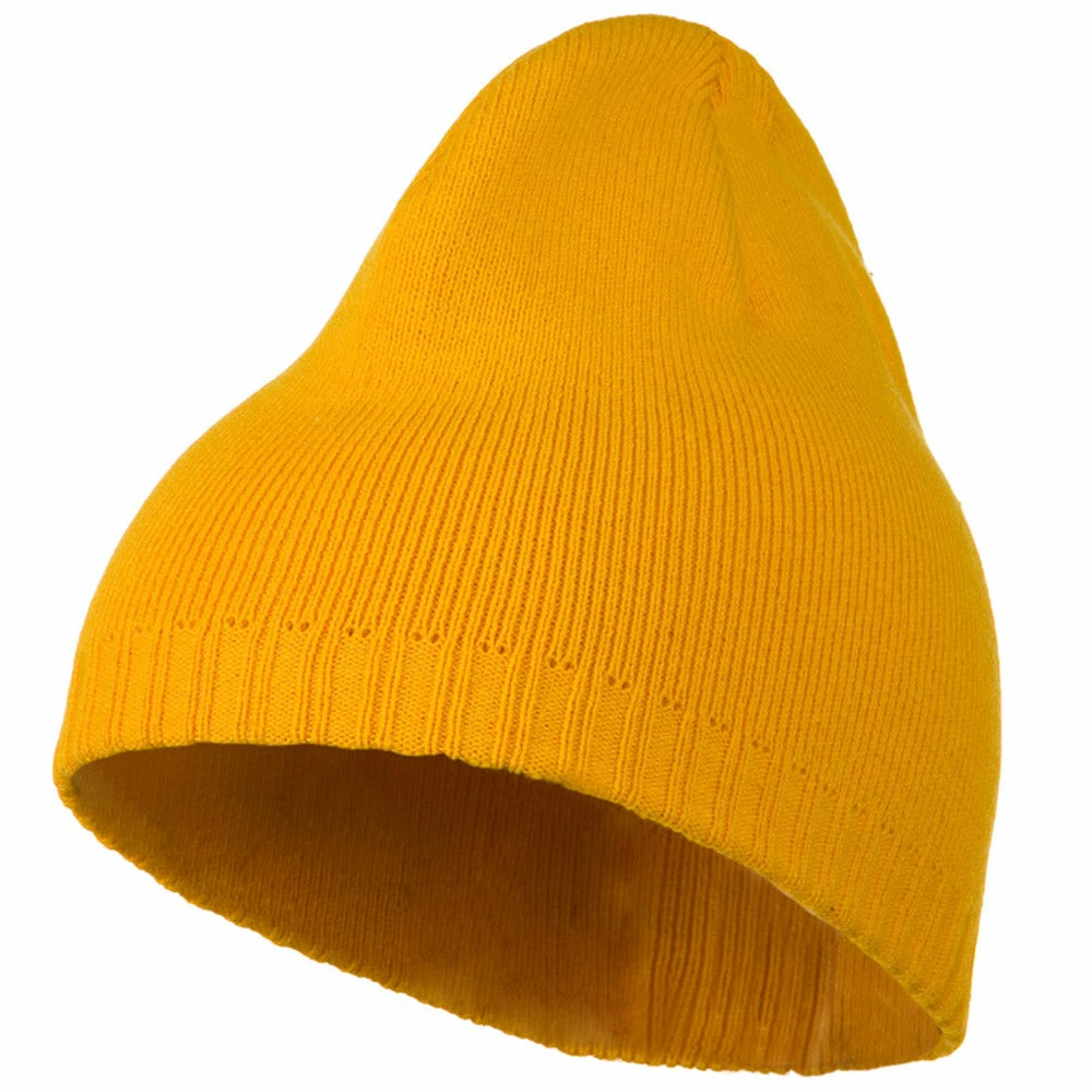 Outdoor Decorative Ribbed Short Beanie - Image 61