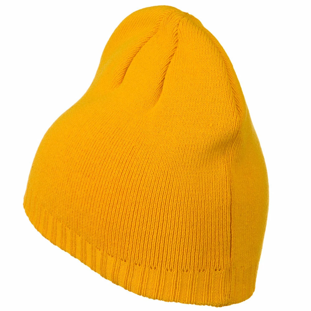 Outdoor Decorative Ribbed Short Beanie - Image 62