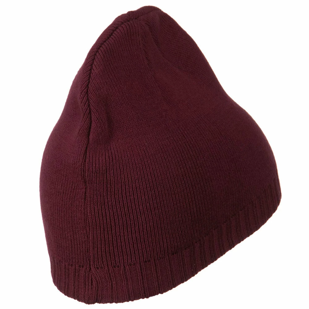Outdoor Decorative Ribbed Short Beanie - Image 67
