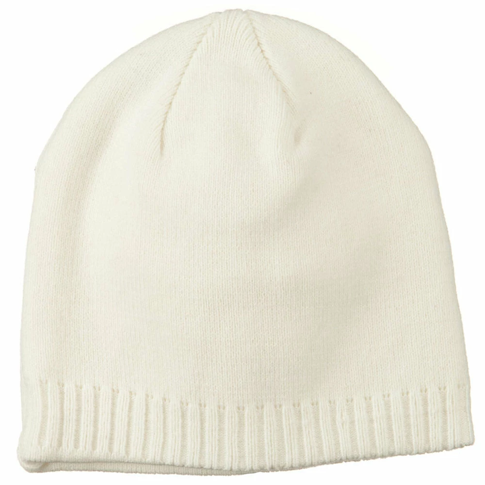 Outdoor Decorative Ribbed Short Beanie - Image 75