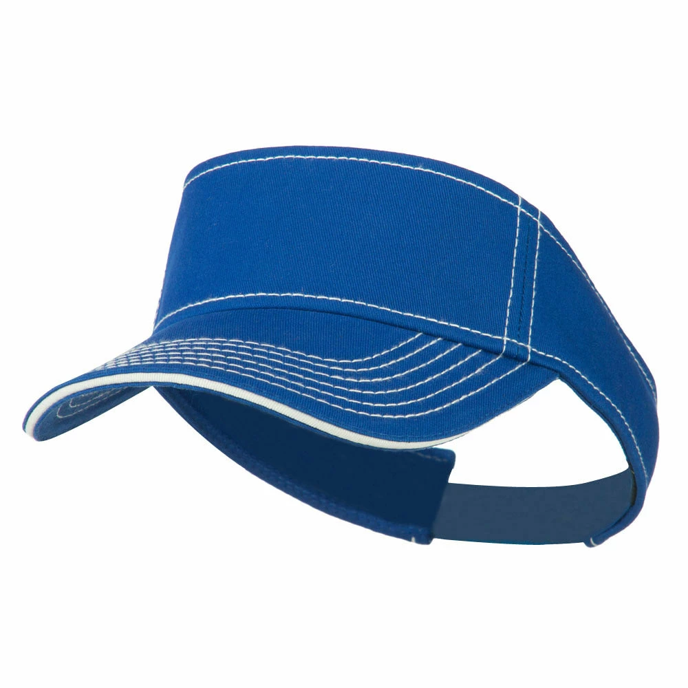 Otto Contrast Stitch Sandwich Visor - Image 26