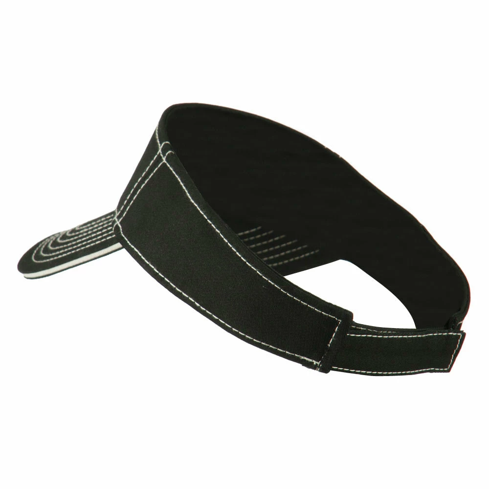 Otto Contrast Stitch Sandwich Visor - Image 7