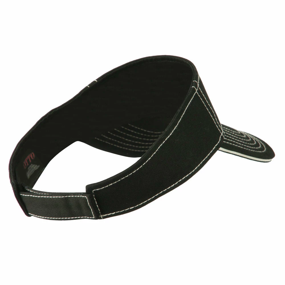 Otto Contrast Stitch Sandwich Visor - Image 8