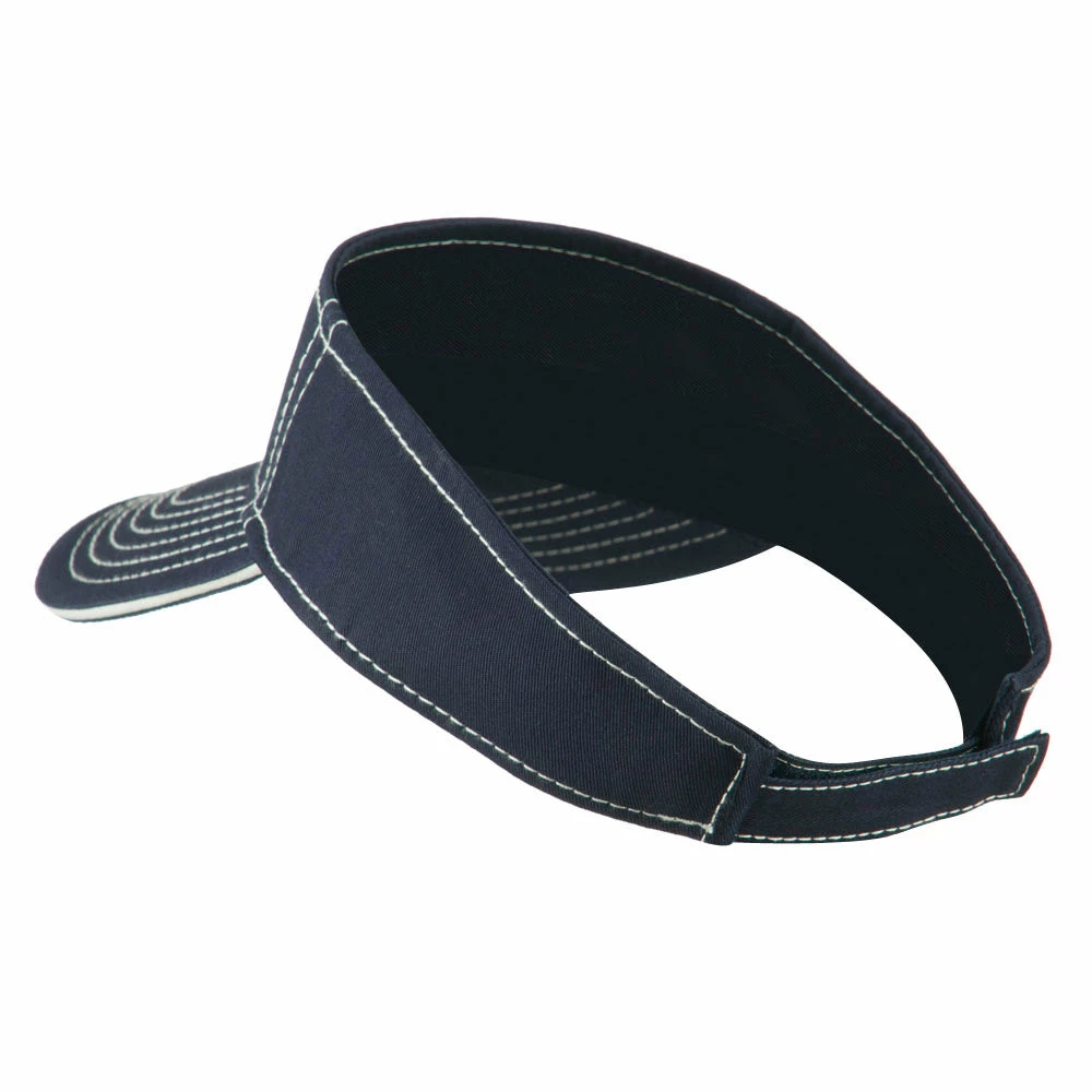 Otto Contrast Stitch Sandwich Visor - Image 12